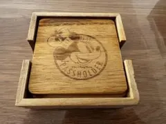 レア 【WDW】年パスホルダー 限定 木製コースター