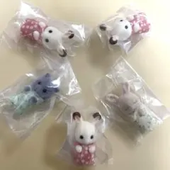 シルバニアファミリー 赤ちゃん&お花のベッドセット 5点セット