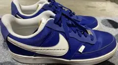 NIKE コート ビジョン LOW PREM 青　ブルー　スニーカー　ローカット