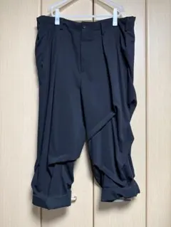 yohji yamamoto 26ss 太ランダムタックパンツ ヨウジヤマモト - メルカリ