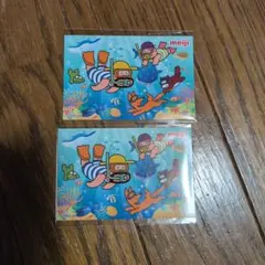 明治 カールおじさん オリジナルステッカー 2枚セット