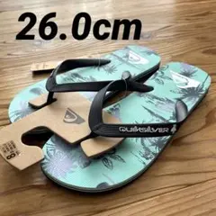 新品 Quiksilver ビーチサンダル　 26cm　グリーン　夏　ビーサンのサムネイル
