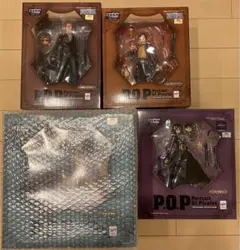 ワンピース フィギュア メガハウス POP ストロングワールド エディション4体