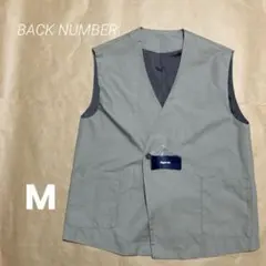 【バックナンバー】メンズ　グレー ノースリーブベスト サイズ：M カジュアル