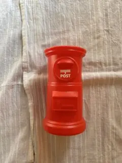 貯金箱　郵便ポスト　プラスチック製　昭和レトロ