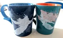 ※3/17まで USディズニークルーズ　アリエル＆トリトン王マグカップ2個セット