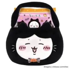 ちいかわ　黒猫ミニバッグ　ハチワレ　ハロウィン
