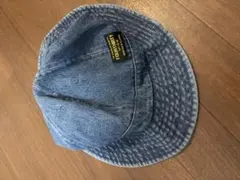 new hat tan デニム風バケットハット S/M