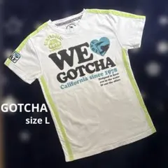 GOTCHA ガッチャ　半袖Tシャツ ホワイト Lサイズのサムネイル