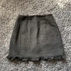 チェックスカート