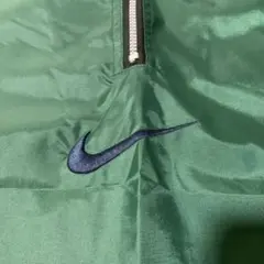 90s NIKE センターロゴ　アノラック　グリーン　ナイロンジャケット