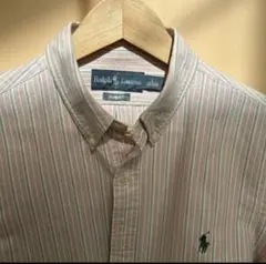 Ralph Lauren ストライプ ボタンダウンシャツ