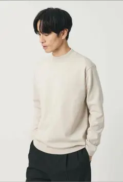 BEAUTY&YOUTH デオドラント ニット ウォッシャブル モックネックのサムネイル
