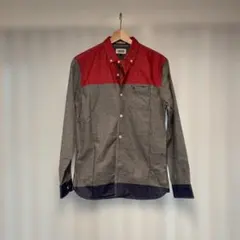 HILFIGER DENIM 長袖シャツ レッド グレー ネイビー S美品のサムネイル