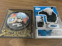 呪術廻戦 五条悟 バースデー缶バッジ アクスタ