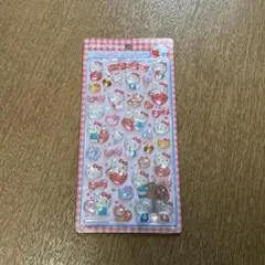 新品未開封☆ボンボンドロップシール　サンリオ第2弾　ハローキティ　レッド　赤☆