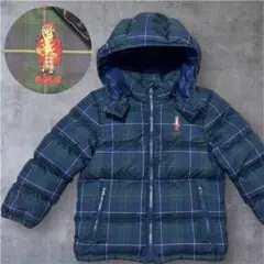 【美品】poloラルフローレン☆ダウン75%!!ポロベアダウンコート