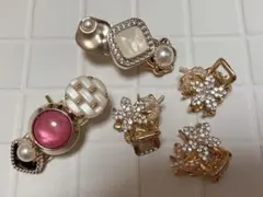 ヘアアクセサリーまとめ売り　ヘアクリップ・ポニーフック　【美品】