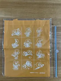 アンパンマン　非売品　不織布　トートバッグ　オレンジ