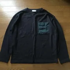 ポケットデザイン　起毛　フリース　ゆったり　カジュアル