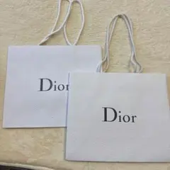 DIOR ショッパー 紙袋 2枚セットのサムネイル