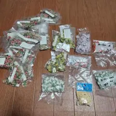 刺繍ワッペン 花モチーフ アップリケ 刺繍パーツ 150個以上