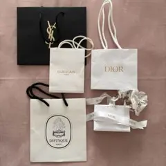 Dior DIPTYQUE GUERLAIN ショップ袋　ショッパー　5枚セット