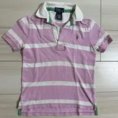 【匿名配送】Polo by Ralph Lauren ポロシャツ ピンクホワイト