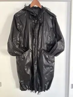 SONIA RYKIEL ソニアリキエル ナイロン ロングコート ブラック 46