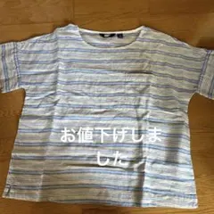 LANDS'END リネン100％Tシャツ　Lサイズのサムネイル