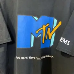 MTVロゴTシャツ　ビックシルエット　バックプリント　企業物のサムネイル