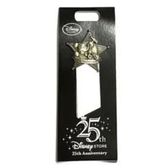 【未使用】Disney ディズニーストア 25周年 ピンバッジ ミッキーマウス