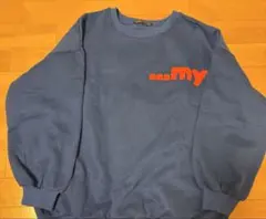 スウェット 青色