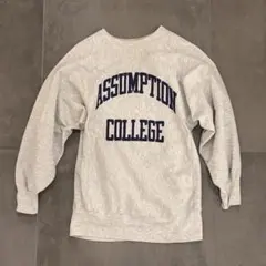 90s USA製 Champion リバースウィーブ カレッジプリント