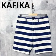 KAFIKA カフィカ メンズ ボーダーショートパンツ 2のサムネイル