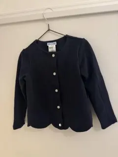 jacadi ネイビー カーディガン 116cm 6A