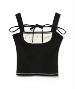 andmary Luca stitch tops beige - メルカリ