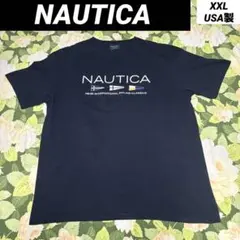 【値下げOK】NAUTICA NS-83 US古着Tシャツ XXL ネイビーのサムネイル