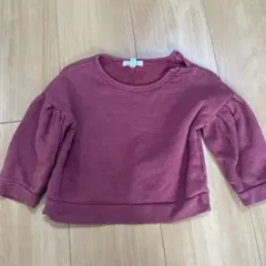 ワインレッド トレーナー　80