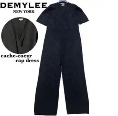 DEMYLEE デミリー ジャンプスーツ ラメブラック