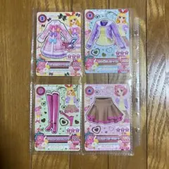 アイカツ　カード　　星宮いちご　北大路さくら　4枚