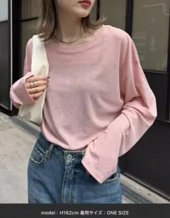 【CIAOPANIC TYPY】 サイドスリットシアートップス　ピンク