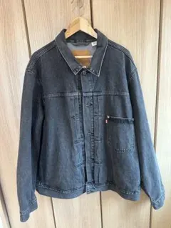 Levi's ブラック デニムジャケット　ファーストタイプ