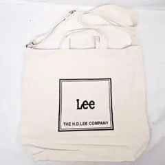 【美品】 Lee キャンバス 2way 斜め掛け ショルダーバッグ トートバッグ