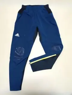 adidas 　薄手パンツ ネイビー 140cm