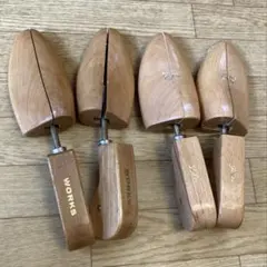 gilco works木製シューキーパー シューツリー 2足セット 4個セットのサムネイル