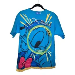 東京ディズニーリゾート ドナルド Tシャツ Lサイズ ブルー