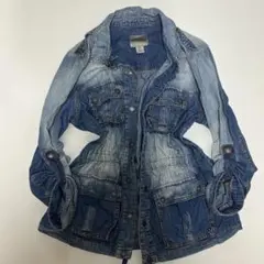 y2k デニムジャケット guess グランジ 平成ギャル