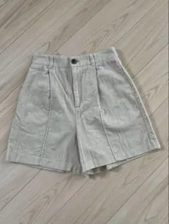 【セール10%オフ】GU コーデュロイ　ショートパンツ　＋E