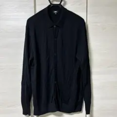 エクストラファインメリノシャツカーディガン（長袖）